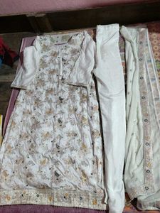 White Embroidered Salwar Kameez
