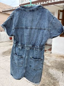 Denim Jumpsuit Romper