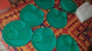 Vibrant Blue Dinnerware Set