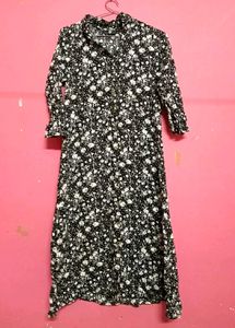 Black Floral Dress
