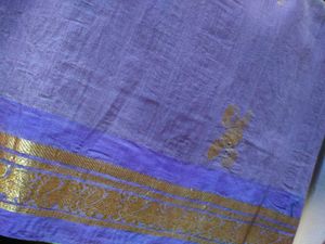 Lavender Saree