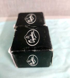 Vintage Silver - Black Cufflinks