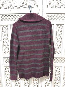 ✈️ Imported Striped Turtleneck Sweater D