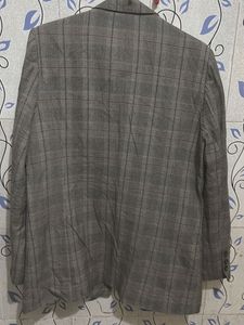 Stylish Plaid Blazer