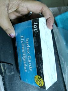 Index Cards Bought From USA