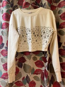 Cover Story Beaded Crop Top