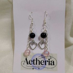 Pinterest Black N White Butterfly Earrings 🦋✨