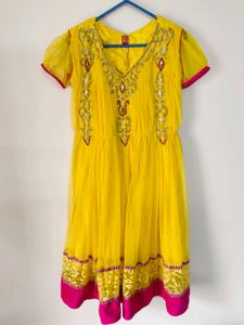 Yellow Ethnic Gown