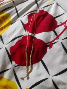 Gold Tone Beaded Necklace