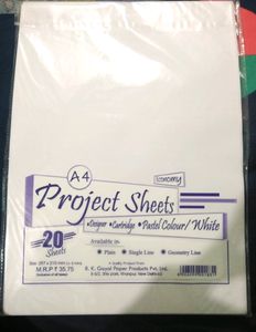 New Practical Sheets For Project Work