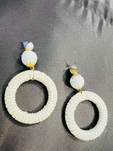 Offwhite Handmade Earrings