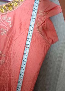 Peach Ethnic Gown