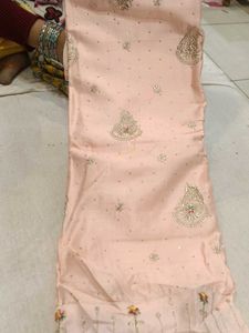 Elegant Embroidered Dress Material