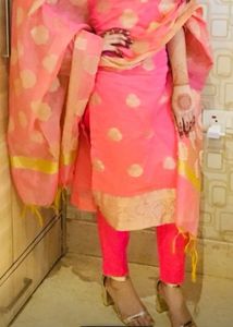 Raw Silk Suit Set