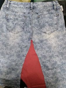 Denim Capri Mid Waist