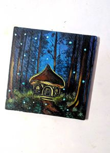 Mini Enchanted Forest Painting