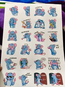 Eeyore Emoji Stickers Pack Of 3
