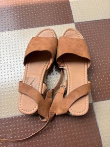 Brown Espadrille Sandals - Size 41