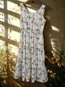 Floral Sleeveless Tiered Dress