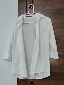 White 3/4 Sleeve Blouse