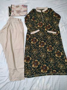 cotton stitched suit