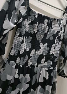 Floral Print Midi Dress