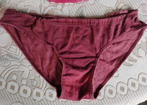 Burgundy Cotton Pantie(Used)
