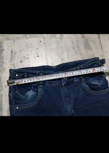 Dark Wash Wide Leg Denim Jeans