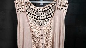 BEIGE COLOR DRESS