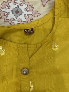 Brand New Mustard Kurta