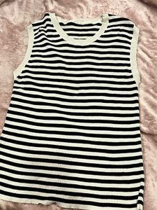 Striped Knit Tank Top