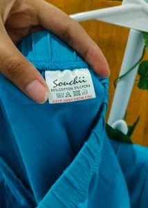 Blue Churidar Leggings
