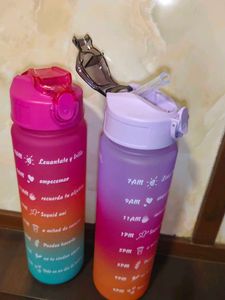 Motivational Water Bottle Set Of 2