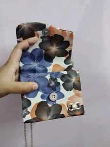 Floral Mini Top Handle Bag