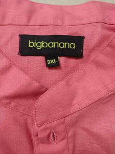 pink colour man kurta