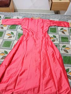 Elegant Pink Embroidered Dress