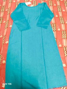 Elegant Blue &amp; Pink Kurta
