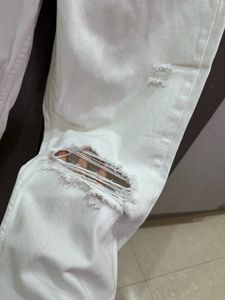 White Torn Jeans