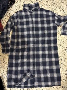 Plaid Shirt Dress