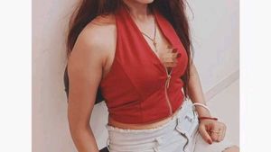 Red Halter Crop Top