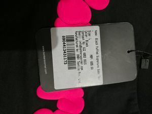 Black Puffed Signature Baby Tee