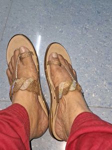 Elegant Gold Flats