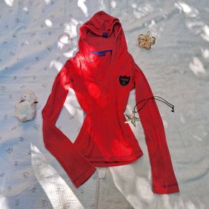 y2k fitted sweater 2000s