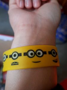 Yellow Minion Wrist Band