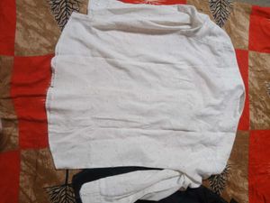 white check shirt with black pant