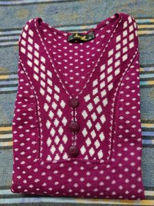 Woolen Short Kurti For Women