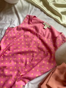 Pink Polka Dot Dress