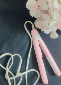 Mini Pink Hair Straightener