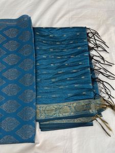 Blue Banarasi Suit