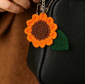 ✨ Handmade Crochet Keychain Combo – Evil Eye & Sun